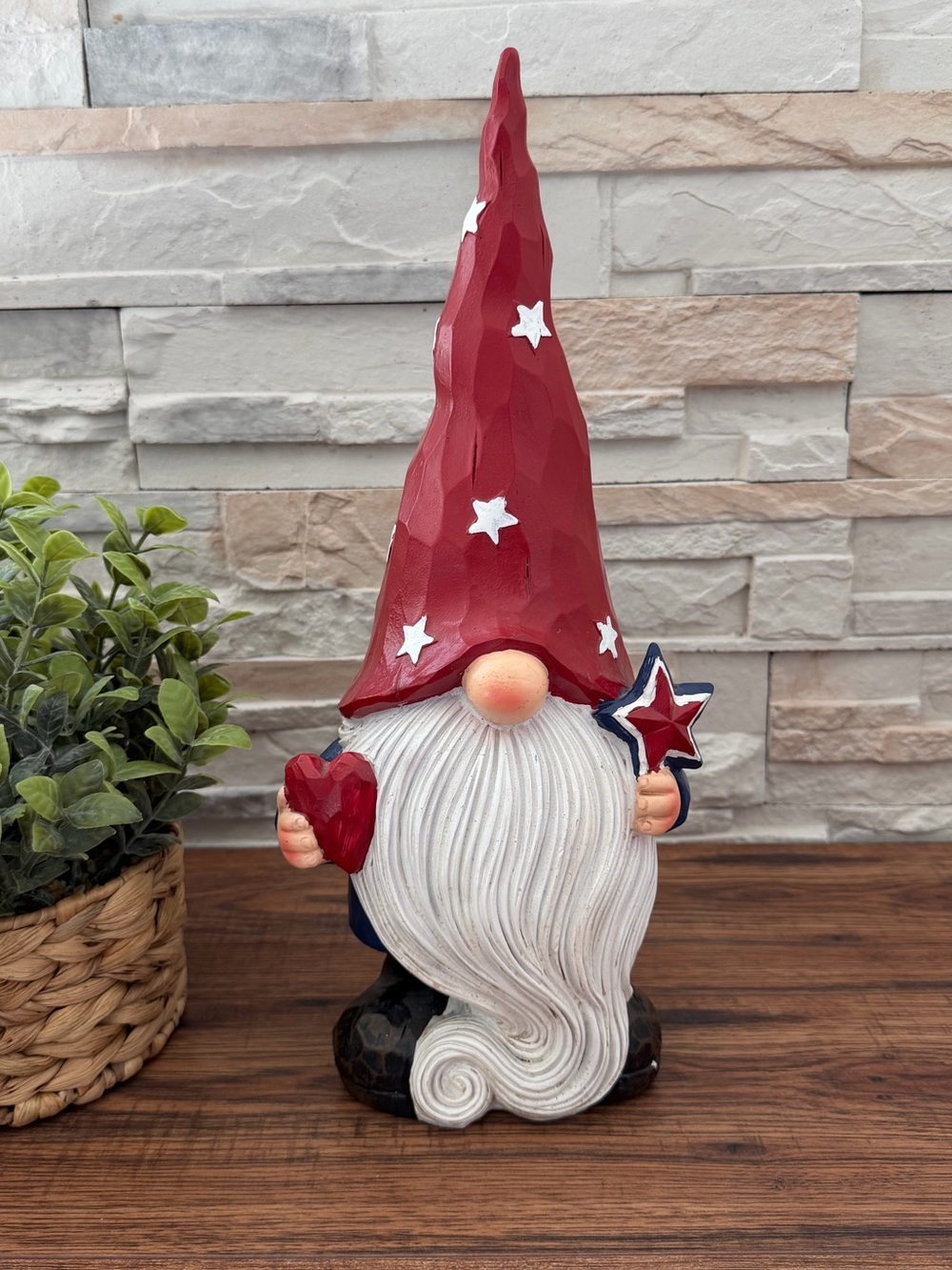 🆕 Patriotic Gnome Holiday Resin Figurine!
